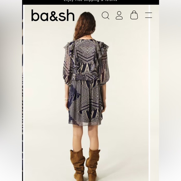 Geometric Pattern Dress - Picture 3 of 3